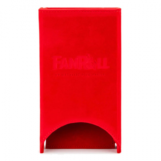 Velvet Fold Up Dice Tower - Red i gruppen SÄLLSKAPSSPEL / Tillbehör / Tärningar & tillbehör hos Spelexperten (MET0541)