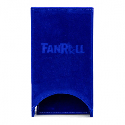 Velvet Fold Up Dice Tower - Blue i gruppen SÄLLSKAPSSPEL / Tillbehör / Tärningar & tillbehör hos Spelexperten (MET0542)