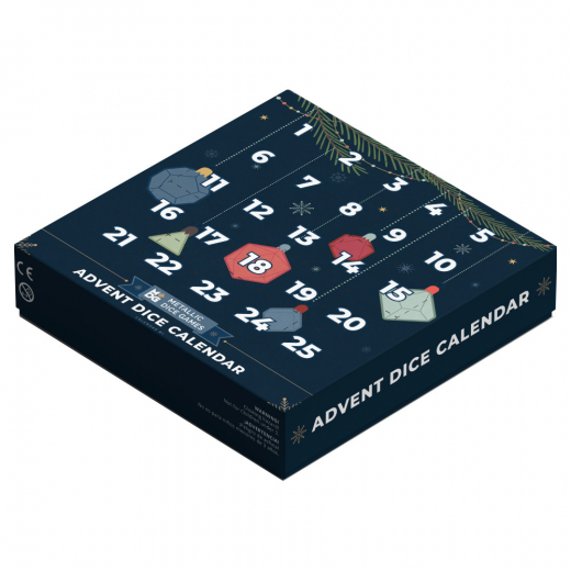 Adventstärningskalender 2022 - Metallic Dice Games i gruppen  hos Spelexperten (MET1001)