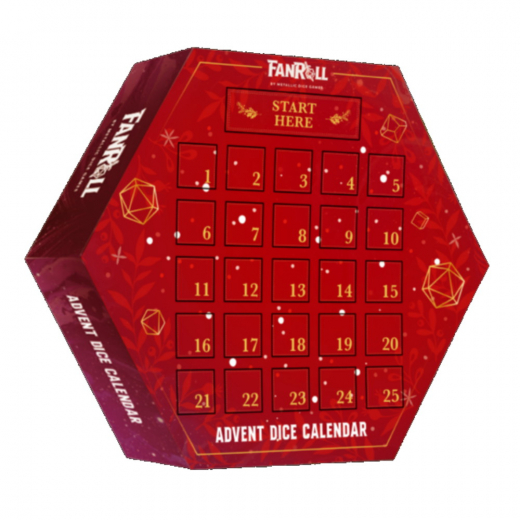 Adventstärningskalender 2024 - Metallic Dice Games i gruppen SÄLLSKAPSSPEL hos Spelexperten (MET1003)