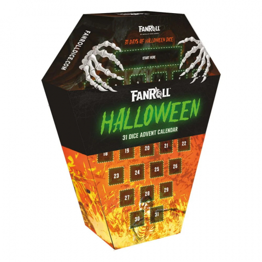 Halloween Dice Advent Calendar 2025 i gruppen SÄLLSKAPSSPEL / Tillbehör / Tärningar & tillbehör hos Spelexperten (MET1015)