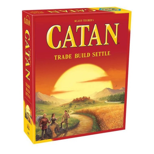 Catan 5th Ed. (Eng) i gruppen SÄLLSKAPSSPEL / Strategispel hos Spelexperten (MGI3071)