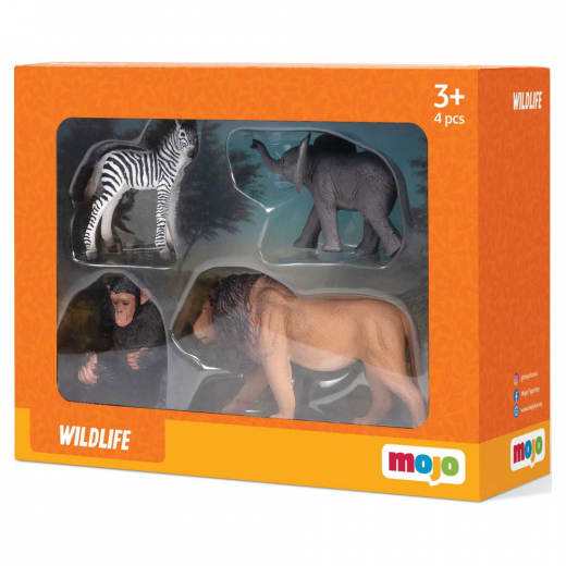 Mojo Wildlife - Savann Set i gruppen LEKSAKER / Figurer och lekset hos Spelexperten (MJ-380035)