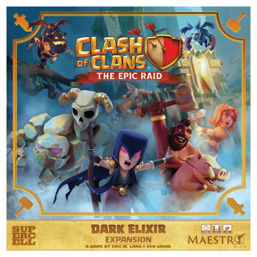 Clash of Clans: The Epic Raid - Dark Elixir (Exp.) i gruppen SÄLLSKAPSSPEL / Expansioner hos Spelexperten (MMCLASHEXP01)