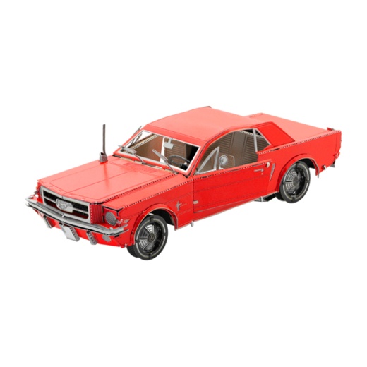 Metal Earth - 1965 Ford Mustang Coupe Red i gruppen PUSSEL / Modellbyggen hos Spelexperten (MMS056C)