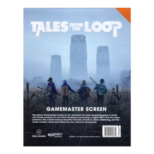 Tales From The Loop RPG - Gamemaster Screen i gruppen SÄLLSKAPSSPEL / Rollspel / Ur Varselklotet hos Spelexperten (MUH050646)