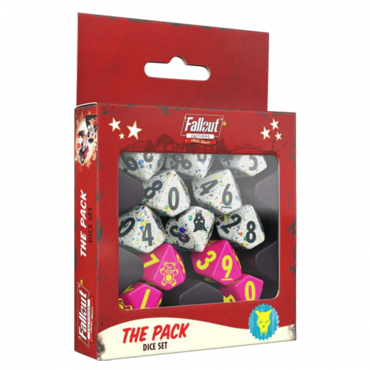 Fallout Factions: Dice Set - The Pack i gruppen SÄLLSKAPSSPEL / Tillbehör / Tärningar & tillbehör hos Spelexperten (MUH107007)