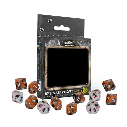 Fallout Factions: Dice Set - Wasteland Raiders i gruppen SÄLLSKAPSSPEL / Tillbehör / Tärningar & tillbehör hos Spelexperten (MUH107020)