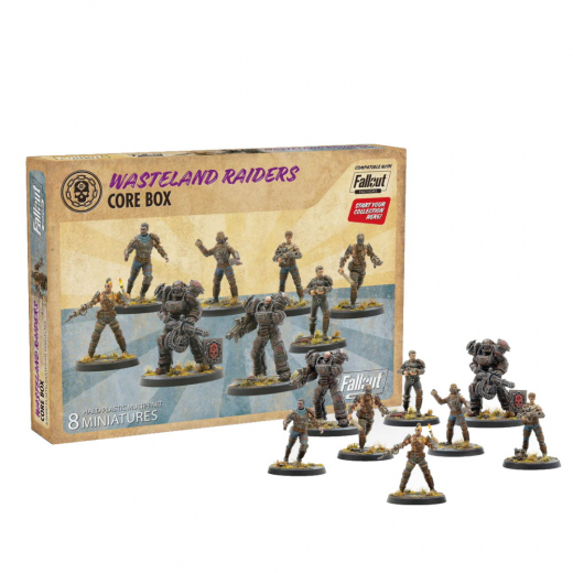 Fallout Miniatures: Wasteland Raiders - Core Box (Exp.) i gruppen SÄLLSKAPSSPEL / Expansioner hos Spelexperten (MUH162012)