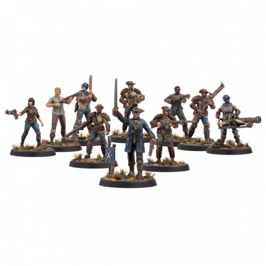 Fallout Miniatures: Minutemen - Core Box (Exp.) i gruppen SÄLLSKAPSSPEL / Expansioner hos Spelexperten (MUH1620142)