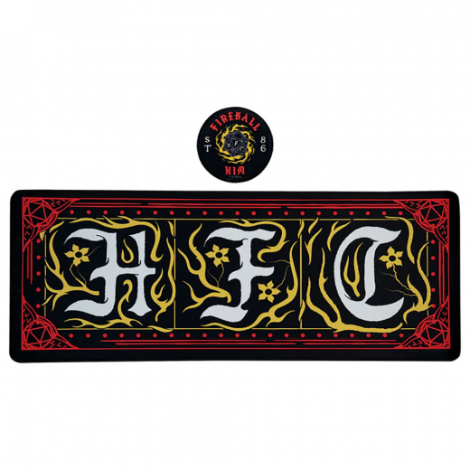 Stranger Things Hellfire Club Desk Pad & Coaster Set i gruppen LEKSAKER / Samlarprylar / Stranger Things Samlarprylar hos Spelexperten (NFX-ST09)