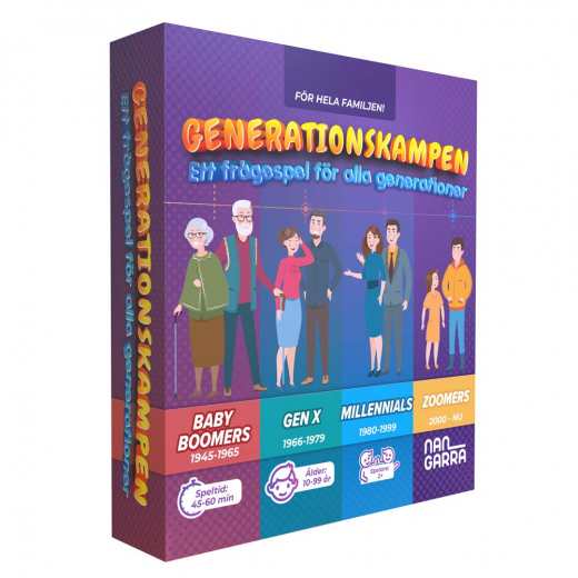 Generationskampen i gruppen SÄLLSKAPSSPEL / Familjespel hos Spelexperten (NG-00600)