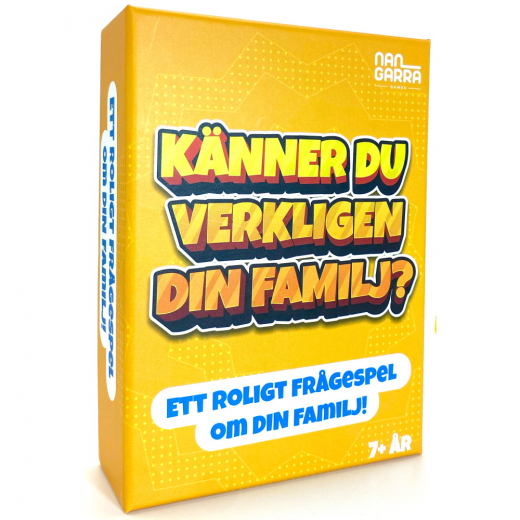Känner du verkligen din familj? i gruppen SÄLLSKAPSSPEL / Familjespel hos Spelexperten (NG-00630)