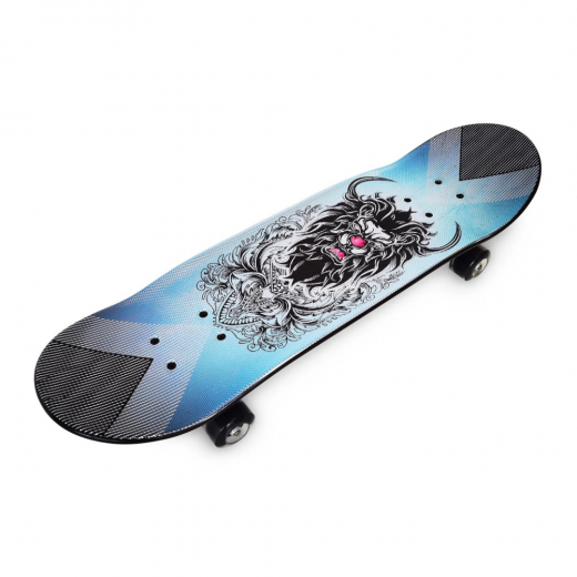 Skateboard Blått Lejon 70 cm i gruppen LEKSAKER / Cyklar / Skateboard hos Spelexperten (OFF-SV21495-B)
