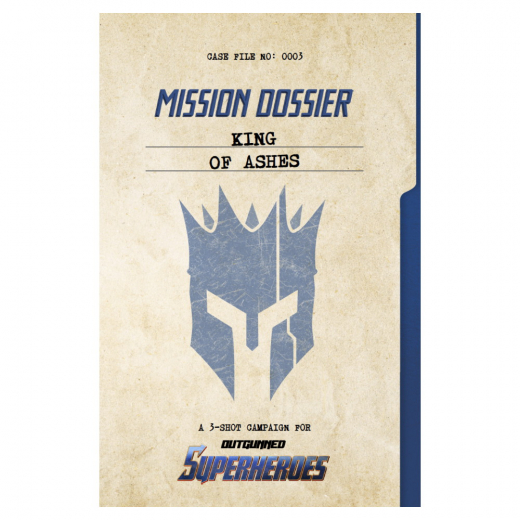 Outgunned RPG: Superheroes - King of Ashes i gruppen SÄLLSKAPSSPEL / Rollspel / Outgunned RPG hos Spelexperten (OGS002EN)