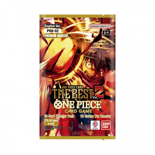 One Piece Card Game: The Best Vol. 2 - Premium Booster Pack PRB-02 i gruppen SÄLLSKAPSSPEL / Kortspel hos Spelexperten (OPCG12C-BOS)