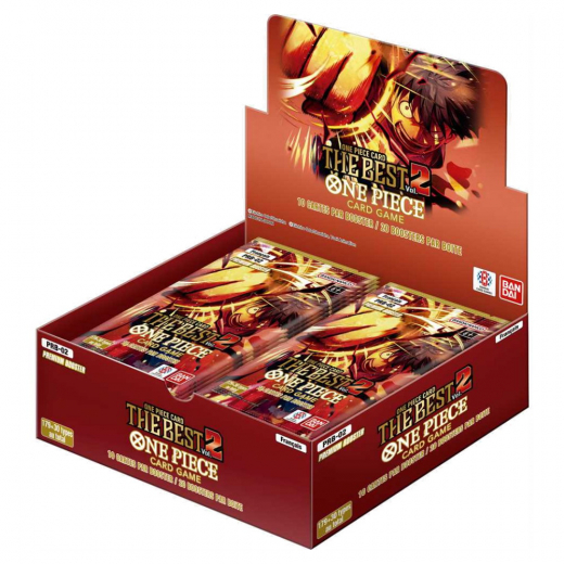 One Piece Card Game: The Best Vol. 2 - Premium Booster Display PRB-02 i gruppen SÄLLSKAPSSPEL / Kortspel hos Spelexperten (OPCG12C-DIS)