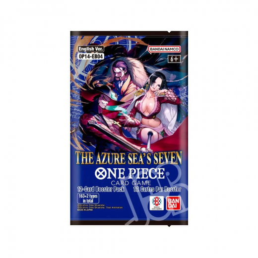 One Piece Card Game: The Azure Sea’s Seven Booster Pack OP14 i gruppen SÄLLSKAPSSPEL / Kortspel hos Spelexperten (OPCG14-BOS)