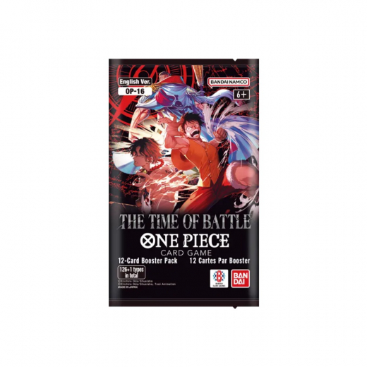 One Piece Card Game: The Time of Battle Booster Pack OP16 i gruppen SÄLLSKAPSSPEL / Kortspel hos Spelexperten (OPCG16-BOS)