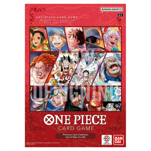 One Piece Card Game: Premium Card Collection - Ace & Sabo & Luffy i gruppen SÄLLSKAPSSPEL / Spelserier / One Piece Card Game hos Spelexperten (OPCG1648)