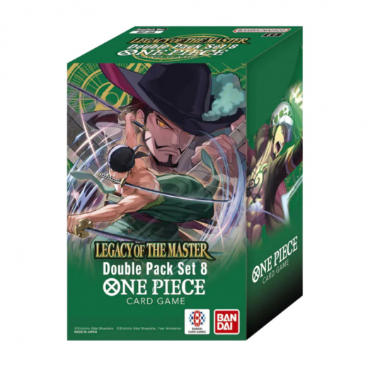 One Piece Card Game: Legacy of the Master Double Pack 8 DP-08 i gruppen SÄLLSKAPSSPEL / Kortspel hos Spelexperten (OPCGDP08)