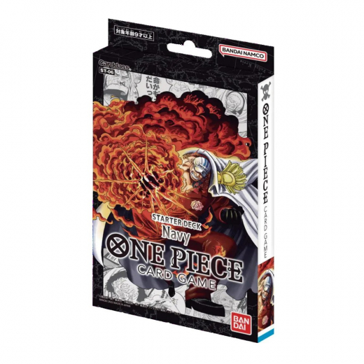 One Piece Card Game: Navy Starter Deck i gruppen SÄLLSKAPSSPEL / Kortspel hos Spelexperten (OPCGST06)