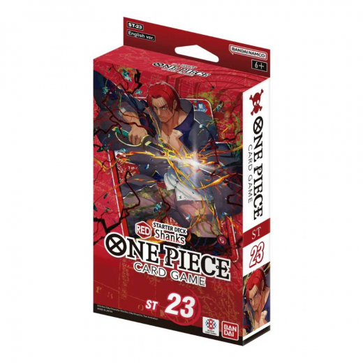 One Piece Card Game: Shanks - Red Starter Deck ST-23 i gruppen hos Spelexperten (OPCGST23)