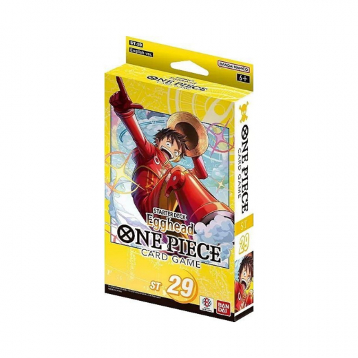 One Piece Card Game: Egghead Starter Yellow Deck ST-29 i gruppen SÄLLSKAPSSPEL / Kortspel hos Spelexperten (OPCGST29)