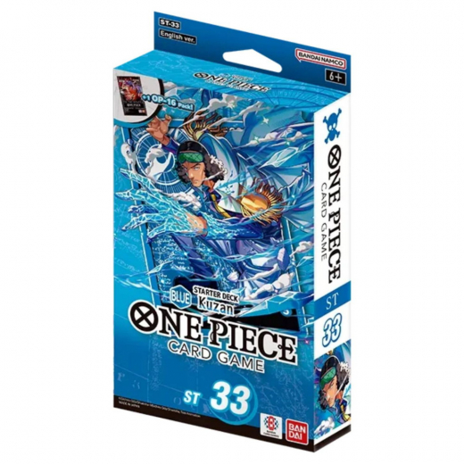 One Piece Card Game: Kuzan Blue Starter Deck ST-33 i gruppen SÄLLSKAPSSPEL / Kortspel hos Spelexperten (OPCGST33)