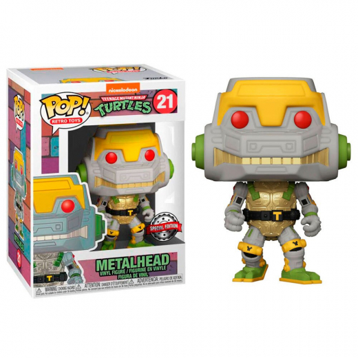 Funko POP! Exclusive TMNT Metalhead #21 i gruppen LEKSAKER / Figurer och lekset / Funko POP! hos Spelexperten (P-52245)