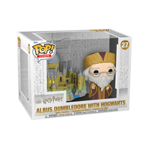 Funko POP! Albus Dumbledore with Hogwarts #27 i gruppen LEKSAKER / Figurer och lekset / Funko POP! hos Spelexperten (P-57369)