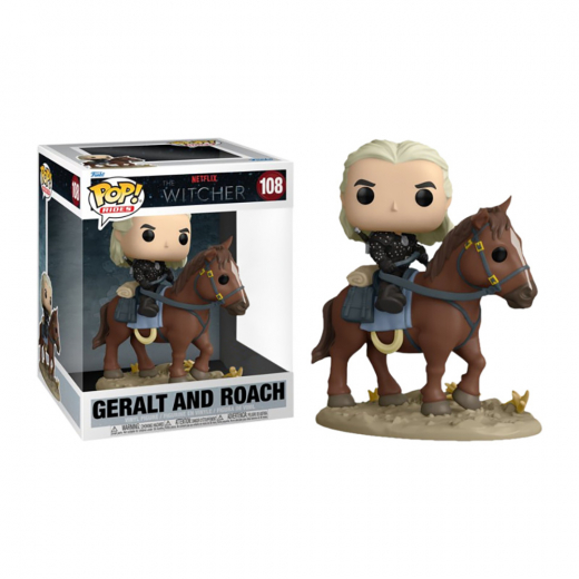 Funko POP! Geralt & Roach #108 - Special Ed i gruppen LEKSAKER / Figurer och lekset / Funko POP! hos Spelexperten (P-58902)