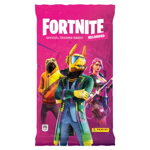 Fortnite Trading Cards: Chapter 2 - Reloaded Booster Pack i gruppen  hos Spelexperten (PAN0805)