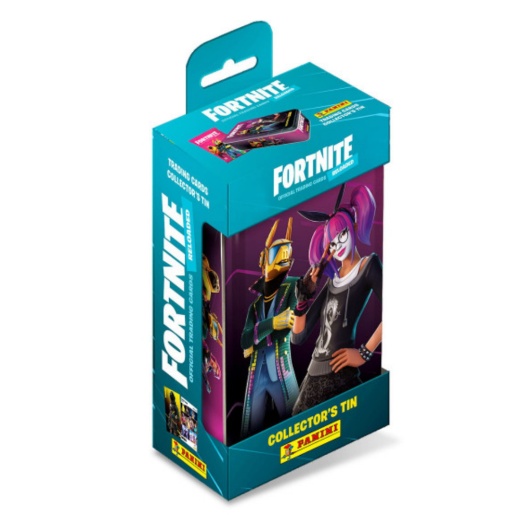 Fortnite Trading Cards: Reloaded - Mega Tin Box i gruppen SÄLLSKAPSSPEL hos Spelexperten (PAN0863)