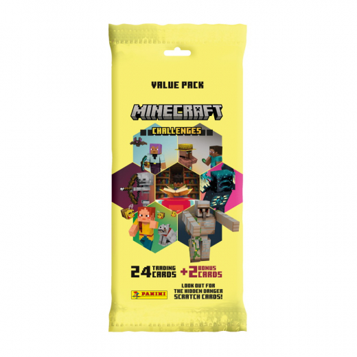 Minecraft Challenges Samlarkort Value Pack i gruppen SÄLLSKAPSSPEL hos Spelexperten (PAN1546-BOS)