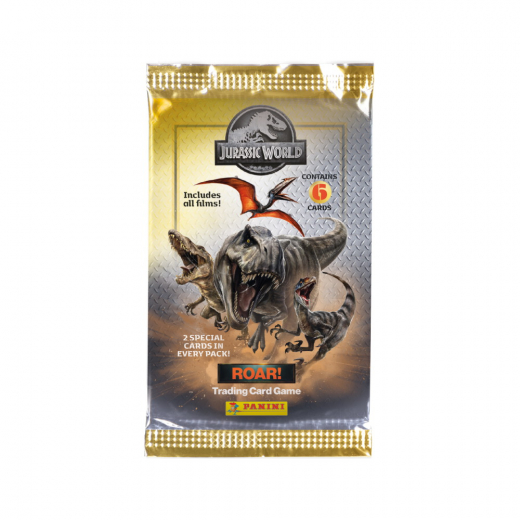 Jurassic World Roar - Samlarkort Boosterpaket i gruppen SÄLLSKAPSSPEL / Samlarkort hos Spelexperten (PAN2529-BOS)