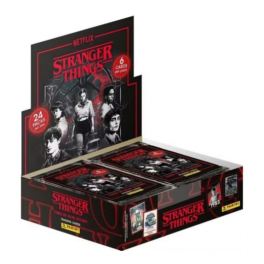 Stranger Things - This Is Our Story - Samlarkort Booster Display i gruppen SÄLLSKAPSSPEL / Samlarkort hos Spelexperten (PAN3124DIS)
