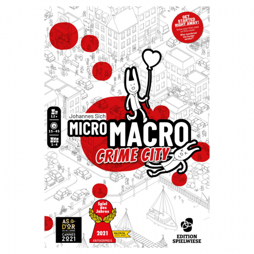 MicroMacro: Crime City (Eng) i gruppen SÄLLSKAPSSPEL / Familjespel hos Spelexperten (PEG2808)