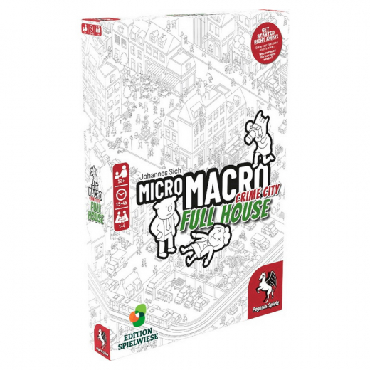 MicroMacro: Crime City - Full House (Eng) i gruppen SÄLLSKAPSSPEL / Strategispel hos Spelexperten (PEG3015)