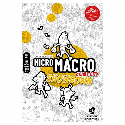 MicroMacro: Crime City - Showdown (Eng) i gruppen SÄLLSKAPSSPEL / Escape Room / Mordgåtor & utredningar hos Spelexperten (PEG3583)