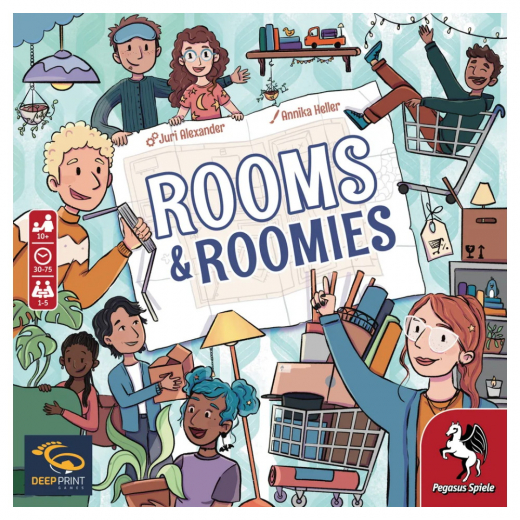 Rooms & Roomies i gruppen SÄLLSKAPSSPEL / Strategispel hos Spelexperten (PEG57834E)