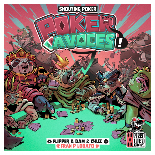 Póker a Voces i gruppen SÄLLSKAPSSPEL / Kortspel hos Spelexperten (PER004)