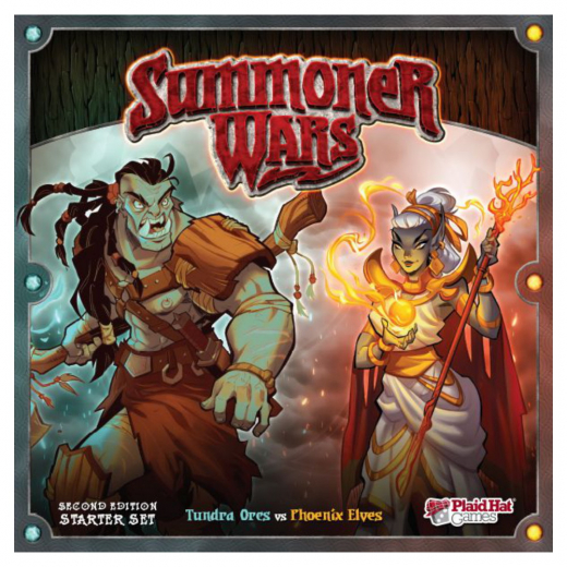 Summoner Wars: Starter Set - Tundra Orcs vs Phoenix Elves i gruppen SÄLLSKAPSSPEL / Kortspel hos Spelexperten (PHG3601)