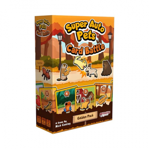 Super Auto Pets Card Battle: Golden Pack (Exp.) i gruppen SÄLLSKAPSSPEL / Expansioner hos Spelexperten (PHG4102)