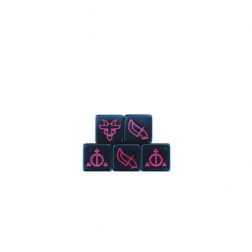 Ashes Reborn: Ceremonial Dice 5-Pack (Exp.) i gruppen SÄLLSKAPSSPEL / Spelserier / Ashes Reborn hos Spelexperten (PHGP201)