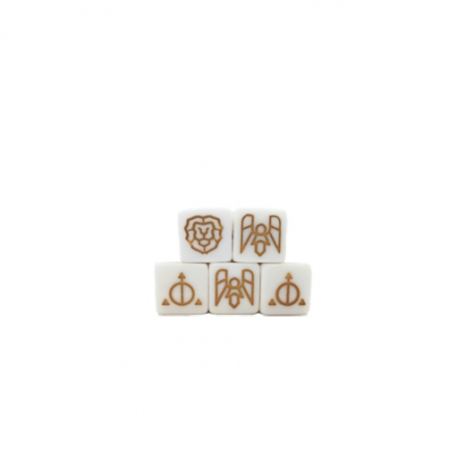 Ashes Reborn: Divine Dice 5-Pack (Exp.) i gruppen SÄLLSKAPSSPEL / Spelserier / Ashes Reborn hos Spelexperten (PHGP205)