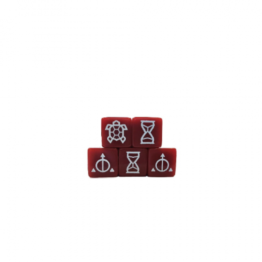 Ashes Reborn: Time Dice 5-Pack (Exp.) i gruppen SÄLLSKAPSSPEL / Spelserier / Ashes Reborn hos Spelexperten (PHGP207)
