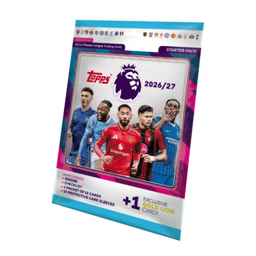 Topps Premier League Cards 2026/27 Starter Pack i gruppen LEKSAKER / Samlarprylar hos Spelexperten (PL26-02)