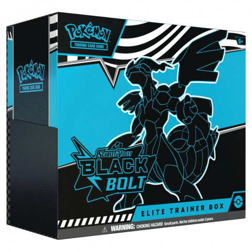 Pokémon TCG: Black Bolt Elite Trainer Box i gruppen SÄLLSKAPSSPEL / Pokémon hos Spelexperten (POK10037ZSV)