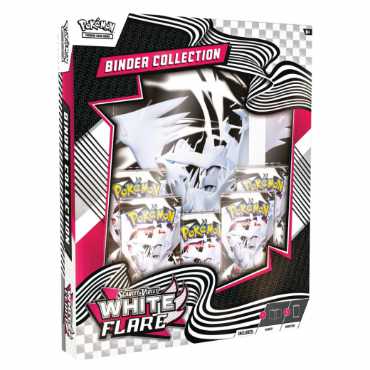 Pokémon TCG: White Flare Binder Collection i gruppen SÄLLSKAPSSPEL / Pokémon hos Spelexperten (POK10039RSV)